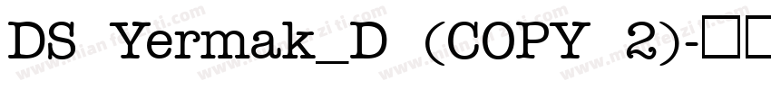 DS Yermak_D (COPY 2)字体转换